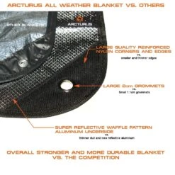 Arcturus Outdoor Survival Blanket 14 Arcturus Outdoor Survival Blanket -Magasin Aventure Nordique arcturus outdoor heavy duty survival blanket 09