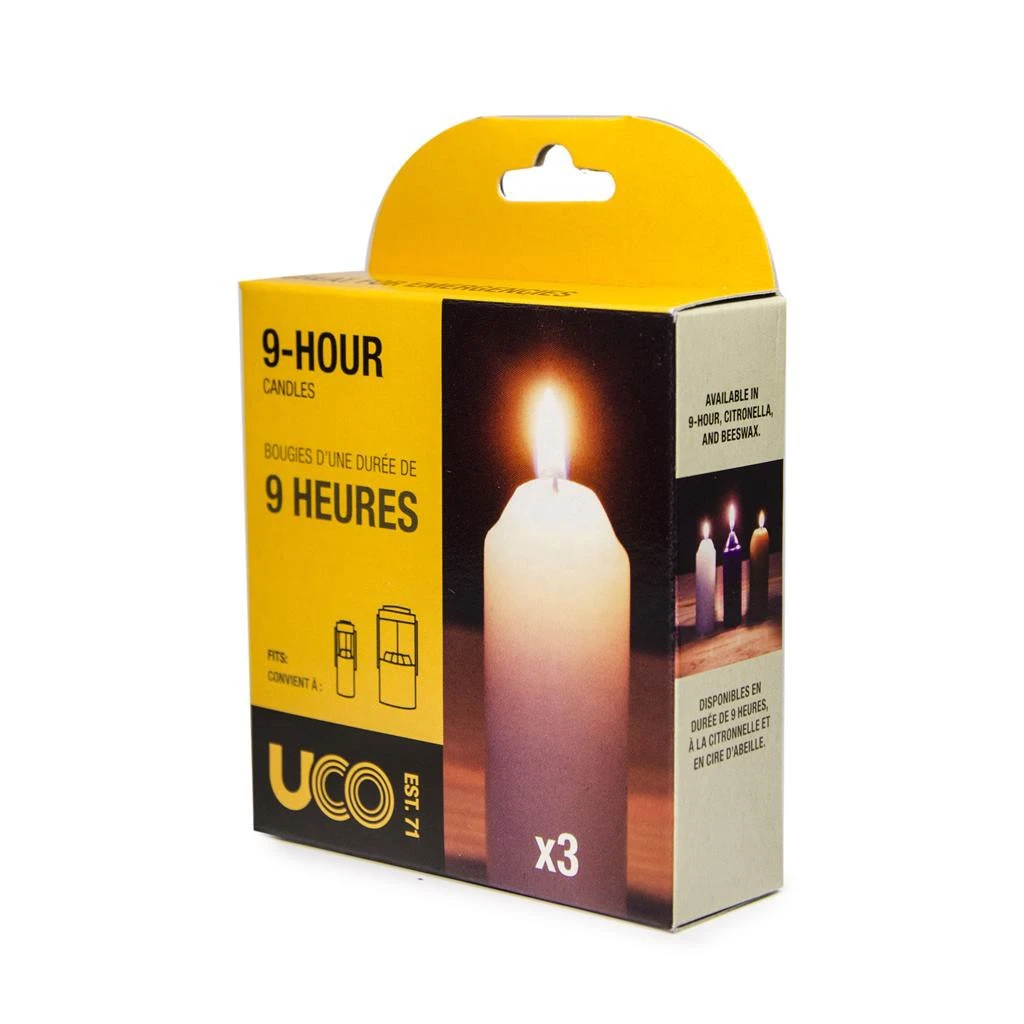 UCO Bougies 9 heures UCO Bougies 9 Heures -Magasin Aventure Nordique bougie candles uco
