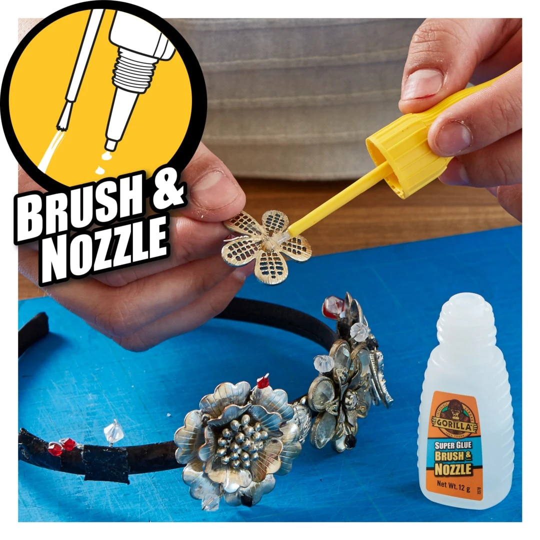 Gorilla Super Glue avec pinceau et embout Gorilla Super Glue Avec Pinceau Et Embout -Magasin Aventure Nordique colle instantane gorilla super glue brush nozzle 03