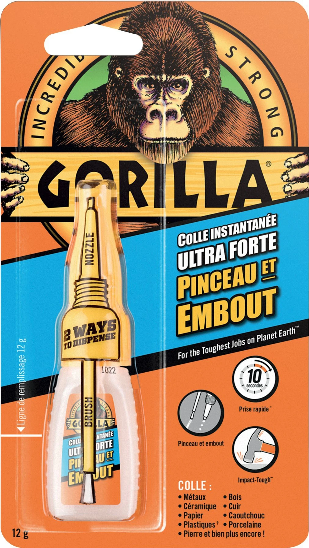 Gorilla Super Glue avec pinceau et embout Gorilla Super Glue Avec Pinceau Et Embout -Magasin Aventure Nordique colle ultra forte super glue gorilla avec pinceau