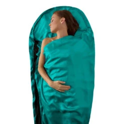 Sea To Summit Travel Liner Soie 5 Sea To Summit Travel Liner Soie -Magasin Aventure Nordique drap de sac en soie sea to summit travel liner silk 07 1