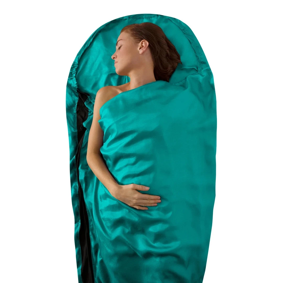 Sea to Summit Travel Liner Soie Sea To Summit Travel Liner Soie -Magasin Aventure Nordique drap de sac en soie sea to summit travel liner silk 07 1