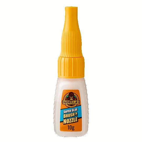 Gorilla Super Glue avec pinceau et embout Gorilla Super Glue Avec Pinceau Et Embout -Magasin Aventure Nordique gorilla super glue brush and nozzle 10g
