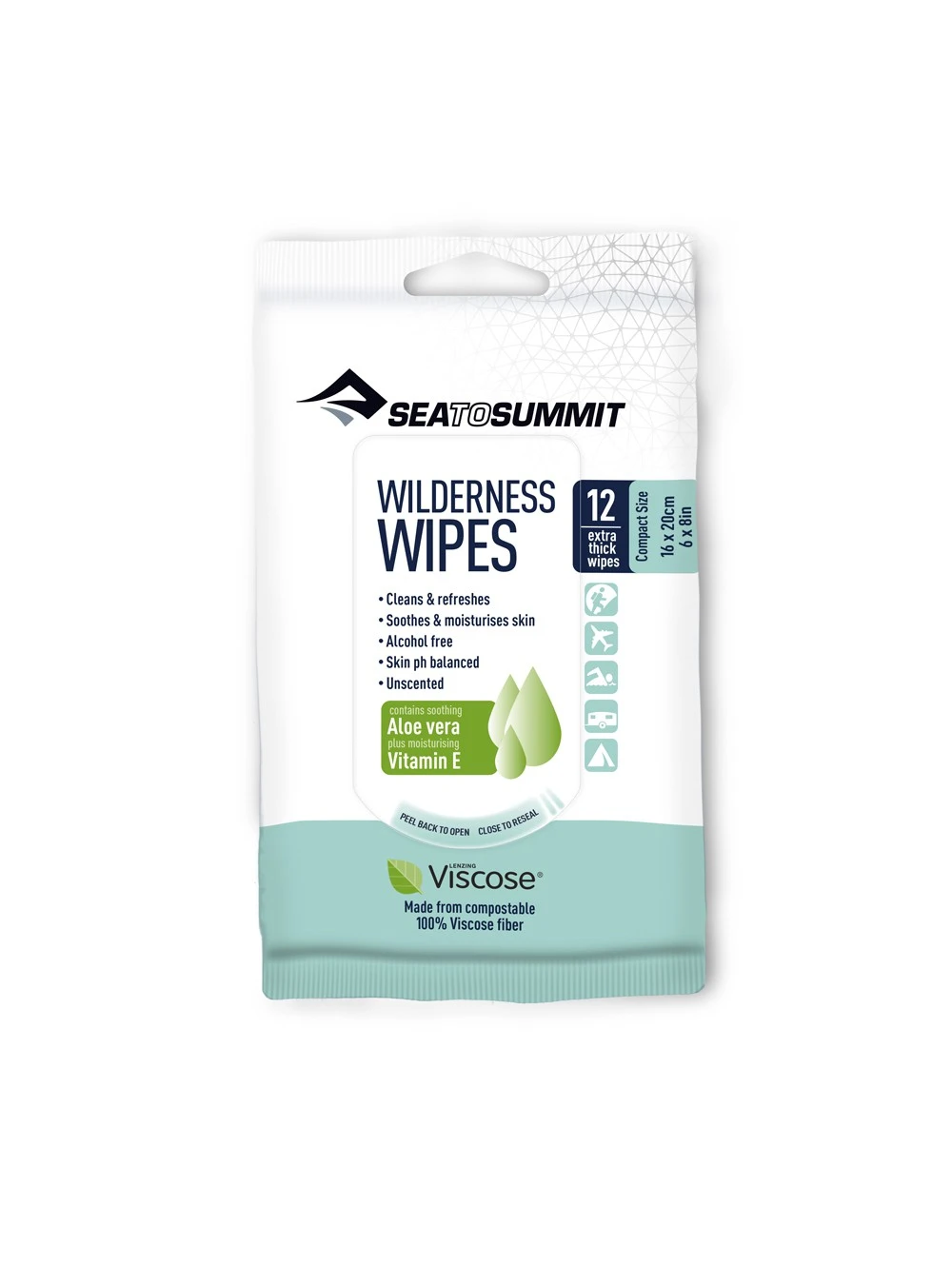 Lingettes Wilderness Wipes Sea to Summit Lingettes Wilderness Wipes Sea To Summit -Magasin Aventure Nordique lingettes wilderness wipes sea to summit