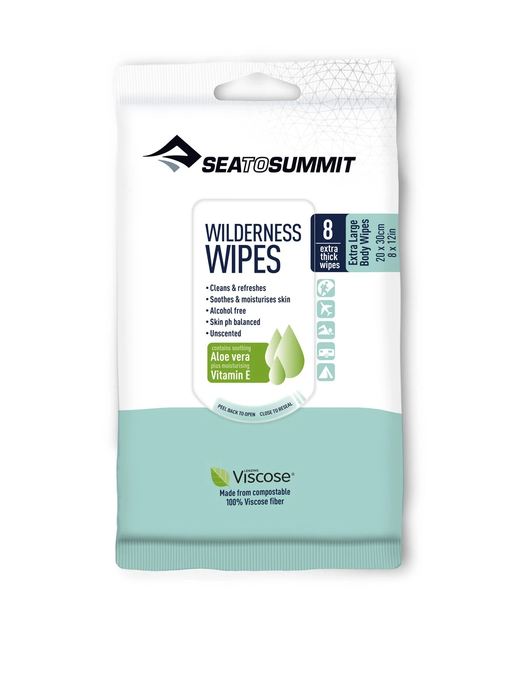 Lingettes Wilderness Wipes Sea to Summit Lingettes Wilderness Wipes Sea To Summit -Magasin Aventure Nordique lingettes wilderness wipes sea to summit 02