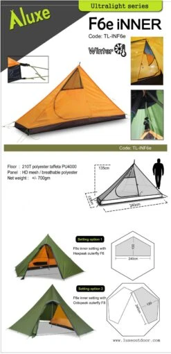 Luxe Outdoor F6e Inner 4 Luxe Outdoor F6e Inner -Magasin Aventure Nordique luxe outdoor inner f6e