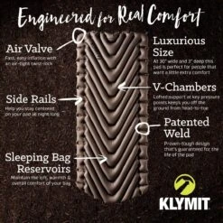 Matelas Klymit Static V Luxe 6 Matelas Klymit Static V Luxe -Magasin Aventure Nordique matelas gonflable klymit static v luxe