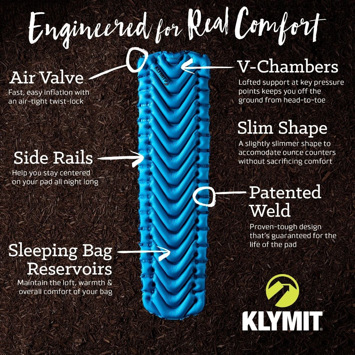 Klymit V Ultralite SL Klymit V Ultralite SL -Magasin Aventure Nordique matelas klymit v ultralite sl 2