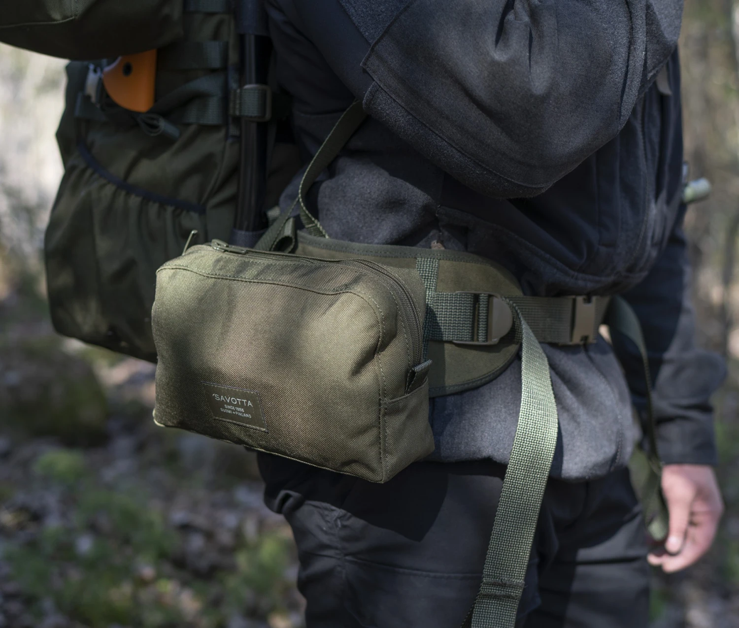Savotta Horizontal Pocket Savotta Horizontal Pocket -Magasin Aventure Nordique poche molle savotta horizontal pocket m 04