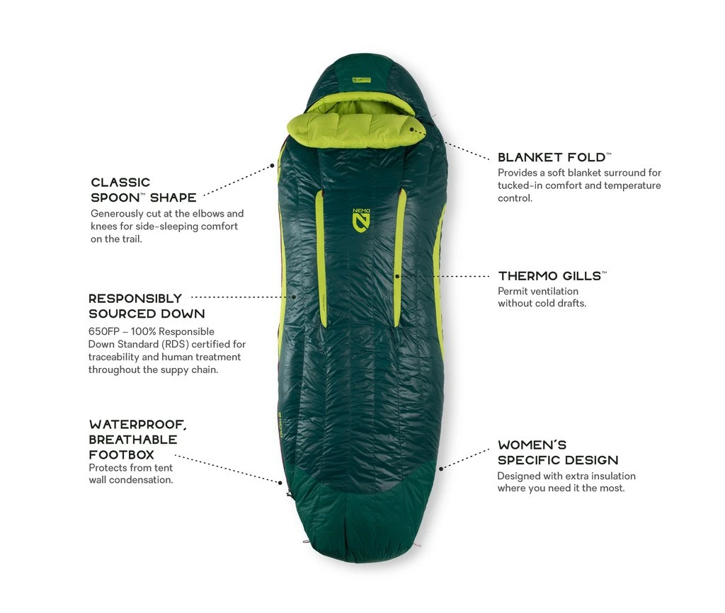 Nemo Disco Women's 15 NEMO EQUIPMENT Nemo Disco Women's 15 -Magasin Aventure Nordique sac de couchage nemo disco womens 15 04