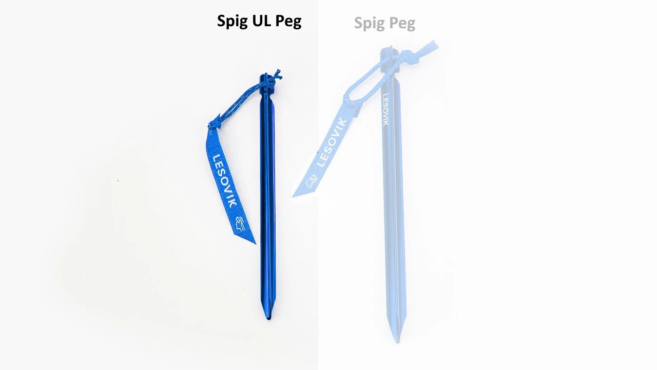 Lesovik Spig UL Peg Lesovik Spig UL Peg -Magasin Aventure Nordique sardine piquet en aluminium lesovik spig ul peg 13 1