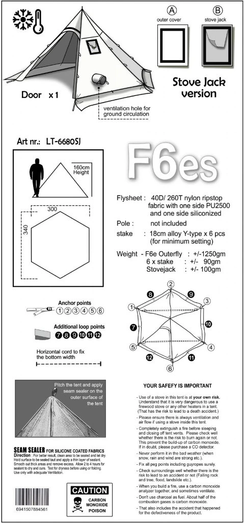 Luxe Outdoor Winter Shelter F6es Luxe Outdoor Winter Shelter F6es -Magasin Aventure Nordique tipi luxe outdoor shelter f6e 05